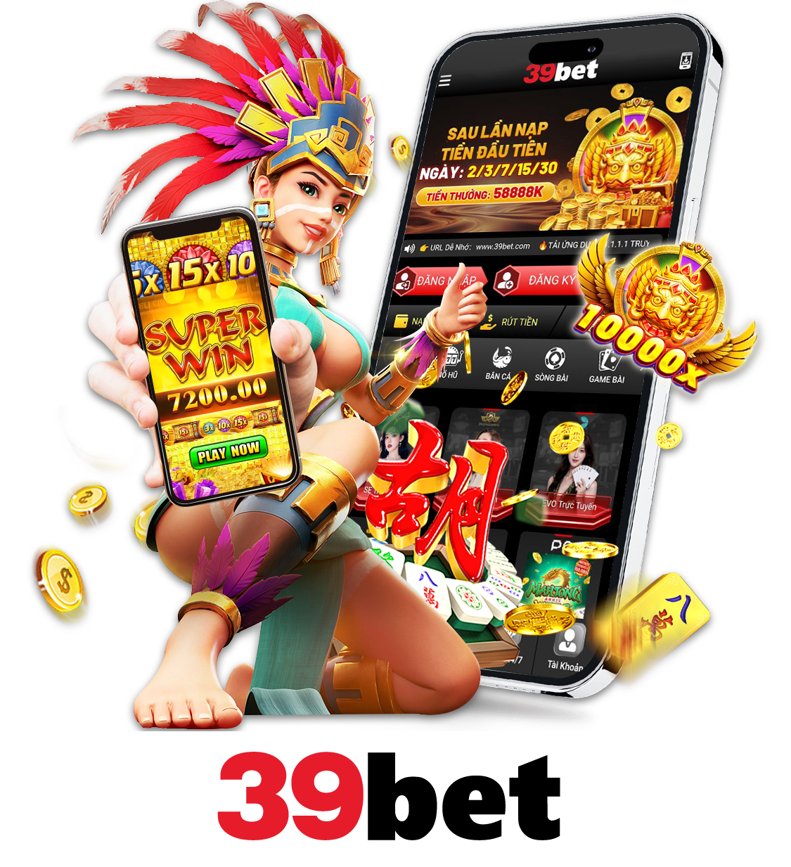 Giao diện 39BET trên di động